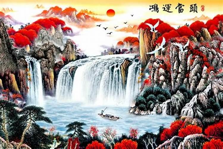 请风水大师指点,我家大门正对厕所门,我想做个大屏风放什么画好。我是...
