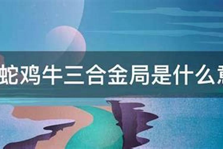 蛇鸡牛三合什么意思 来看看解释吧