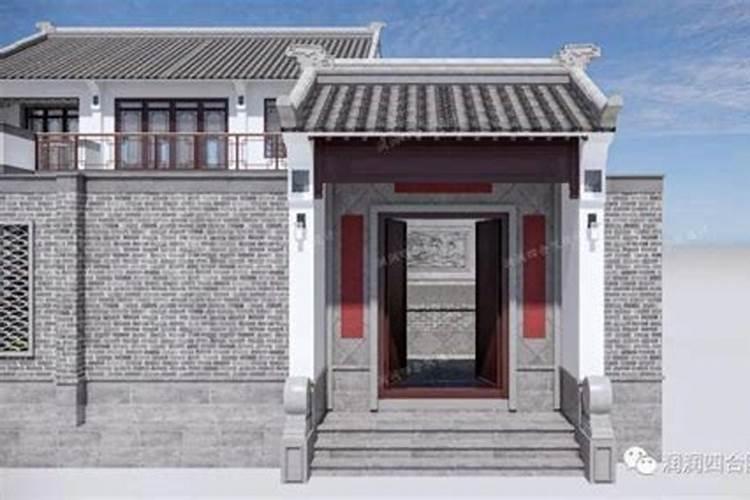 农村围墙门楼风水
