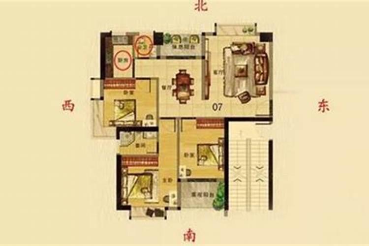 厨房与卫生间同宫怎么化解