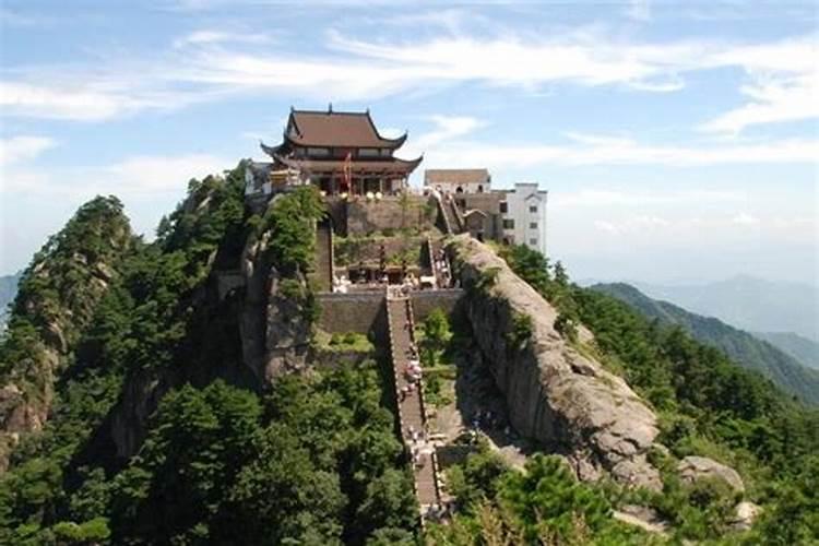 风水问题,安徽九华山。