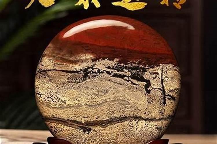 大门外一侧放石头好吗