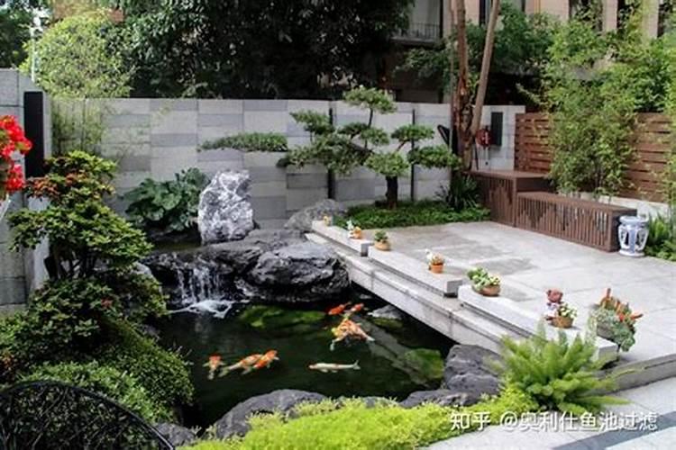 坐北朝南院子鱼池图设在西边好吗还要注意哪些？