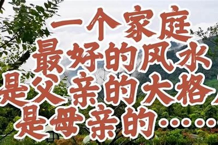 最好的风水是人品风水养人也养风水,一个人的风水是靠自己养的