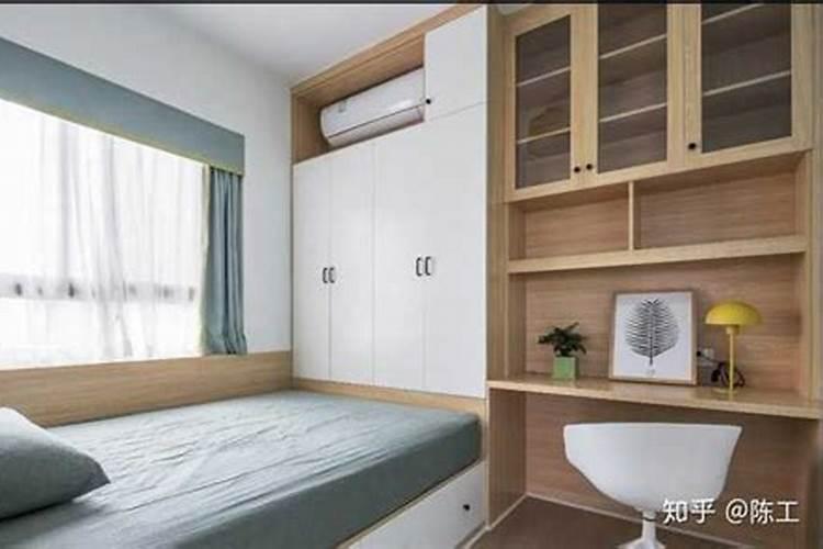 阳台上有柜机空调管子怎么做柜子
