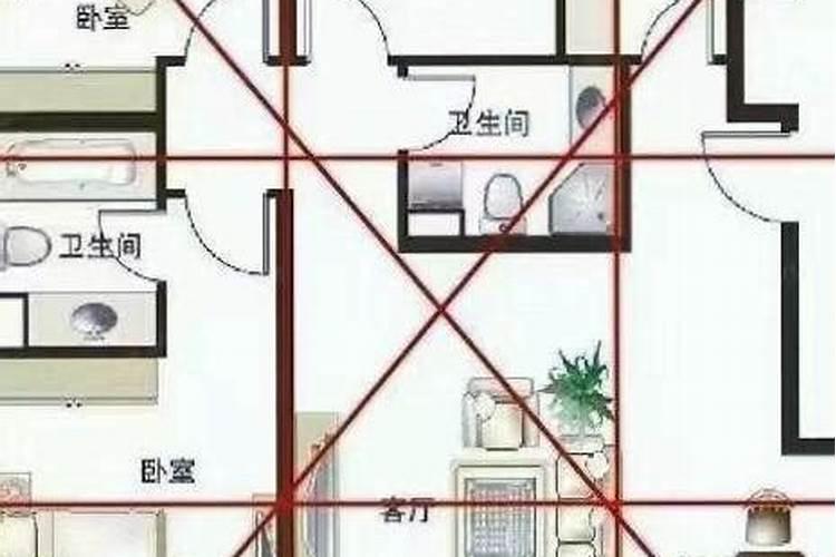 请教风水大师,厨房在中宫,如何化解？