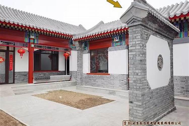 大门朝东照壁用什么图案,风水好