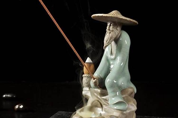 财神爷灵签第二十三签 姜太公钓鱼