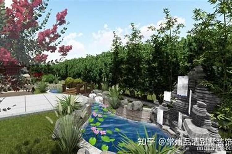 别墅后花园鱼池风水