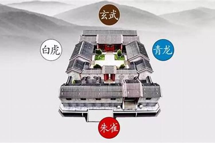住宅风水里 知道一座房子的坐向 怎么画九宫格