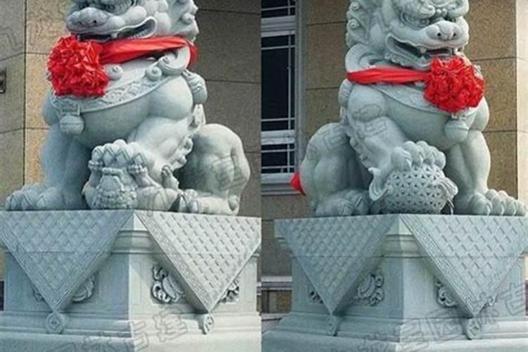 ...风水师建议楼顶放两条石狮子,后来也放了,请问这样对房子和家人好百...