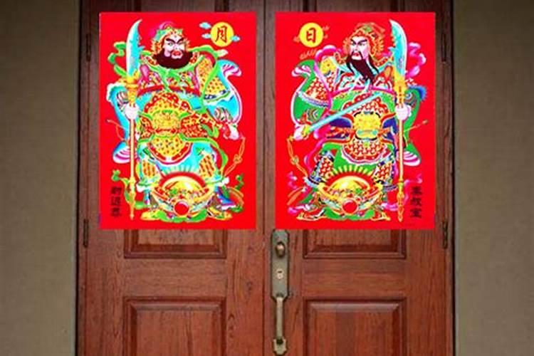大门上什么画最旺财风水