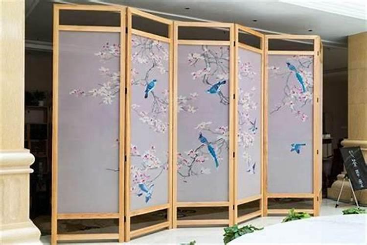 一进门屏风用什么图案好