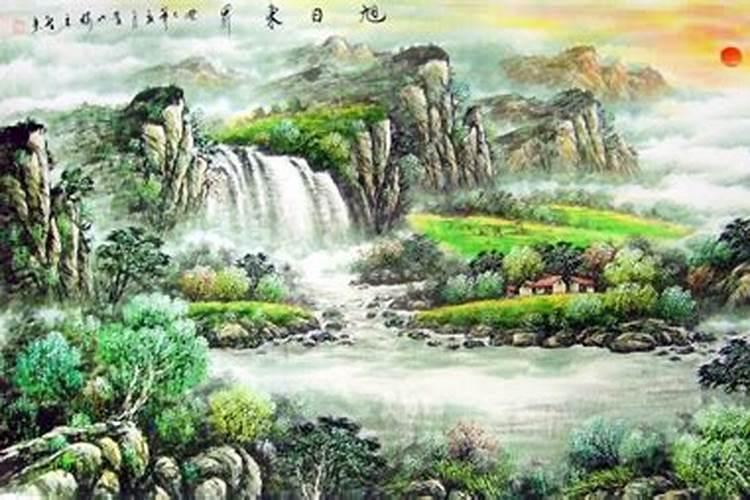 山水画挂哪面墙上好 风水