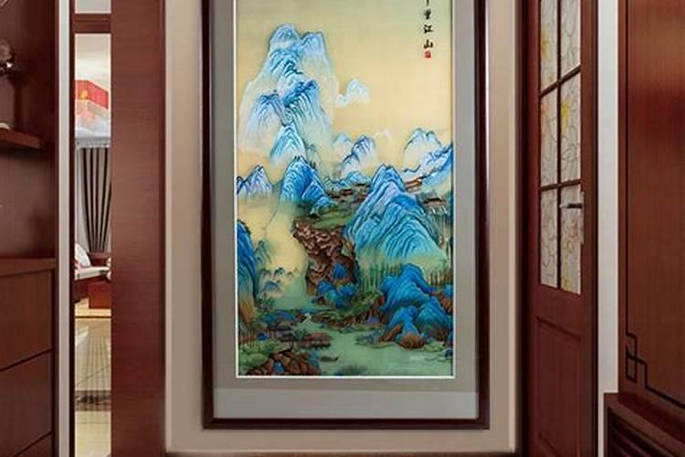对门玄关挂什么画好