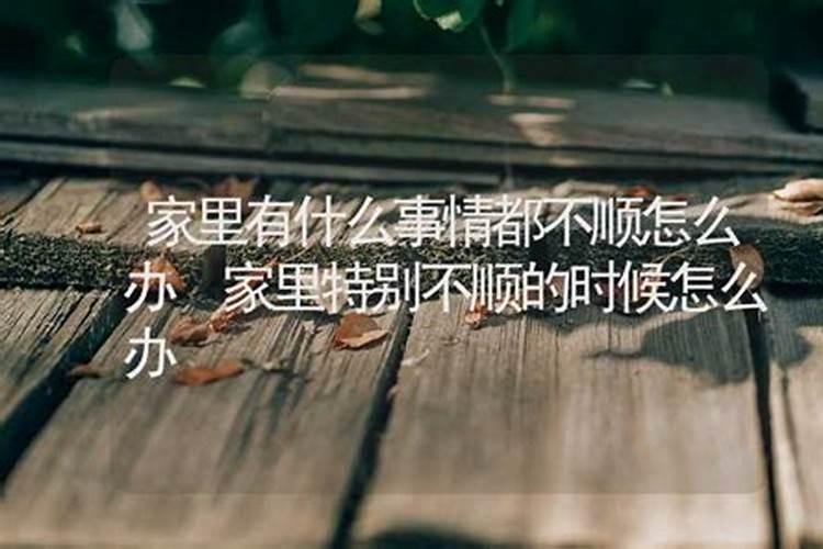 家庭不顺看风水有用吗