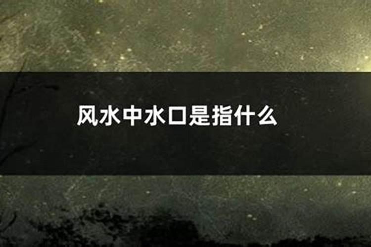 阴宅风水中的十三种水指的是什么