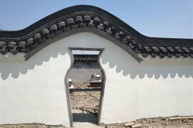 院子内月亮门怎么留