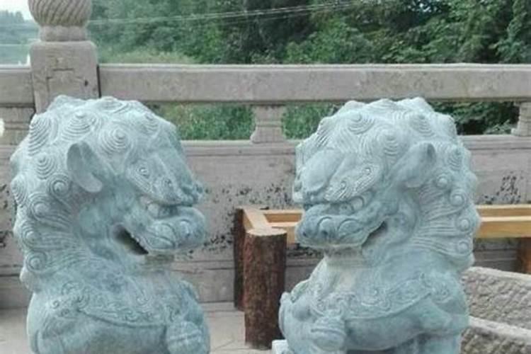 石狮子为什么有张嘴的和闭嘴的
