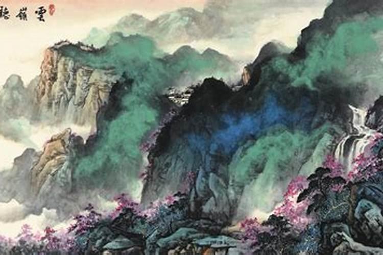 风水大师问山水画挂在正对着门好吗