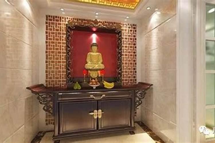 我家是三层别墅,神位能放三楼吗
