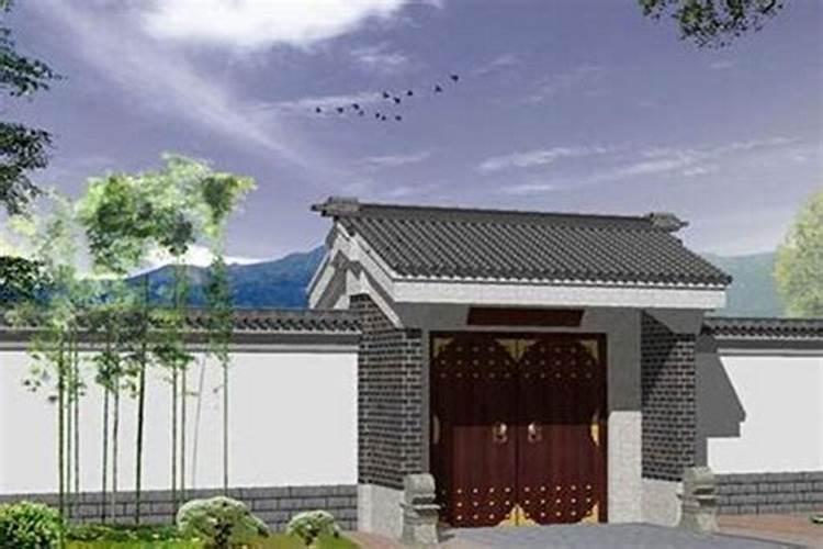 大门正对坟地怎么办