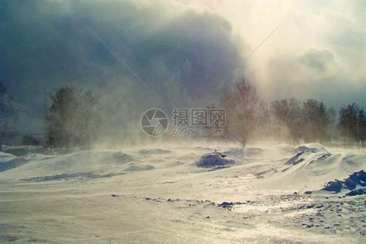 梦见暴风雪来临