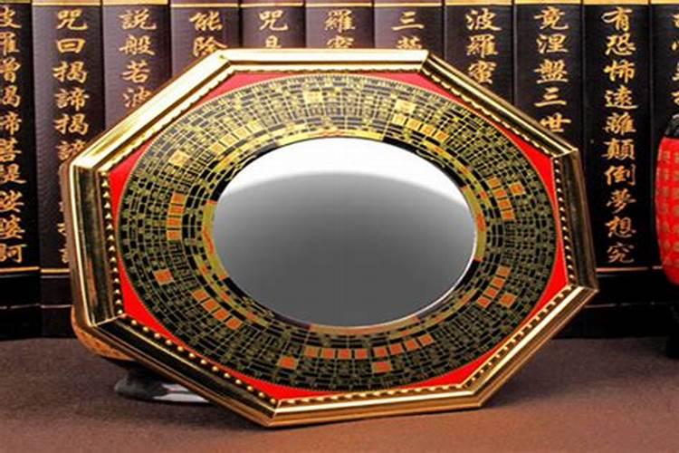 八卦镜凸镜挂在在窗内向外反射可以吗