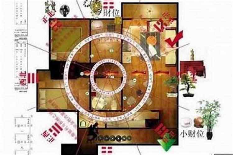 门上挂的招财进宝字朝里还是外