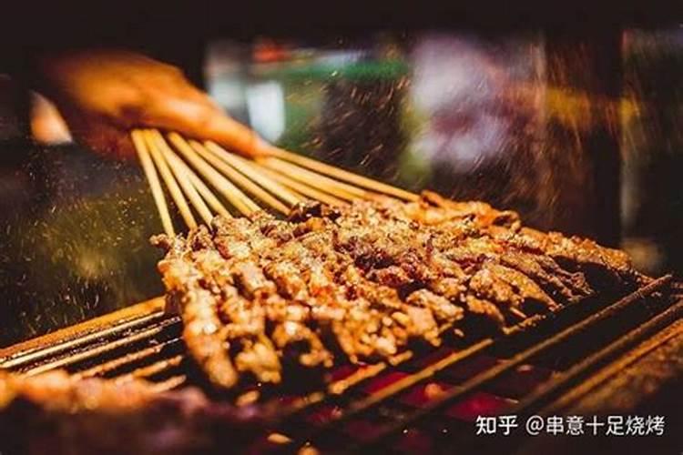 店铺门口正对烧烤炉火好吗