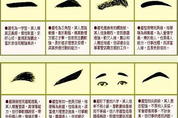 眉毛面相风水,什么的眉毛