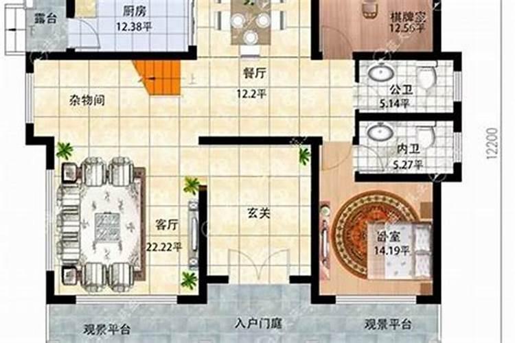 农村自建房住宅风水格局
