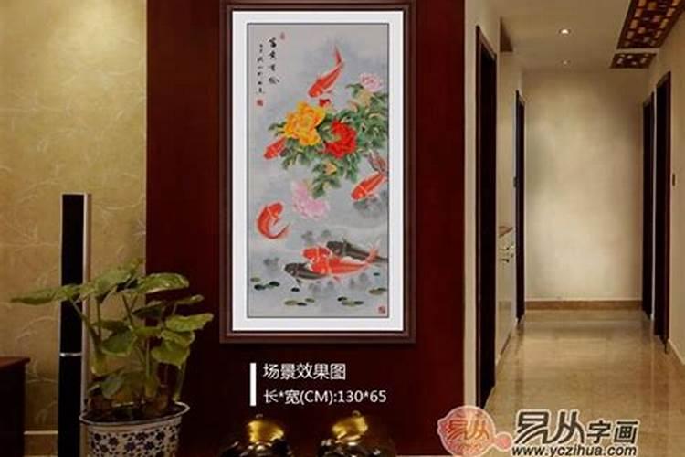 风水阳宅大门口挂什么画？
