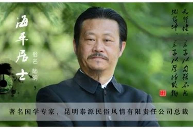 海平居士的国际知名易学大家
