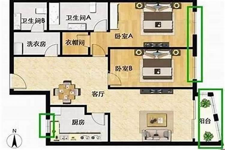 房子坐南朝北但房门是坐西朝东好不好？