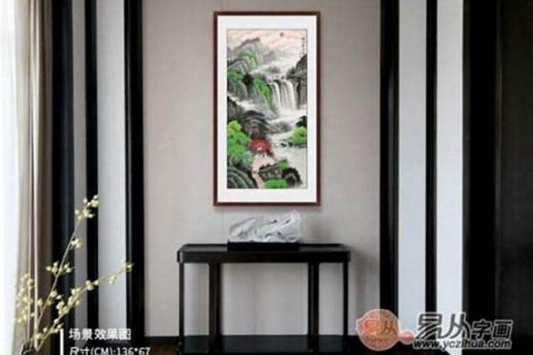 门厅玄关挂什么画好