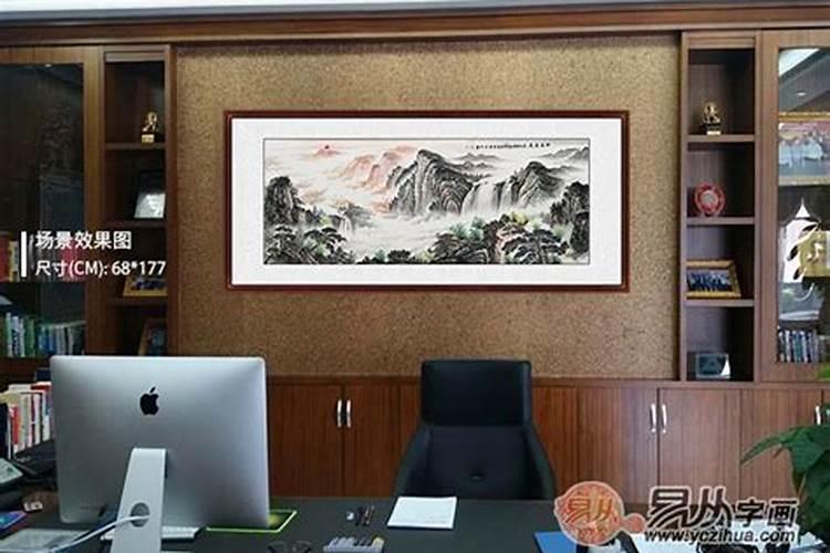 风水桃花办公室挂什么画？