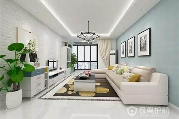 客厅沙发横放哪边好看风水？