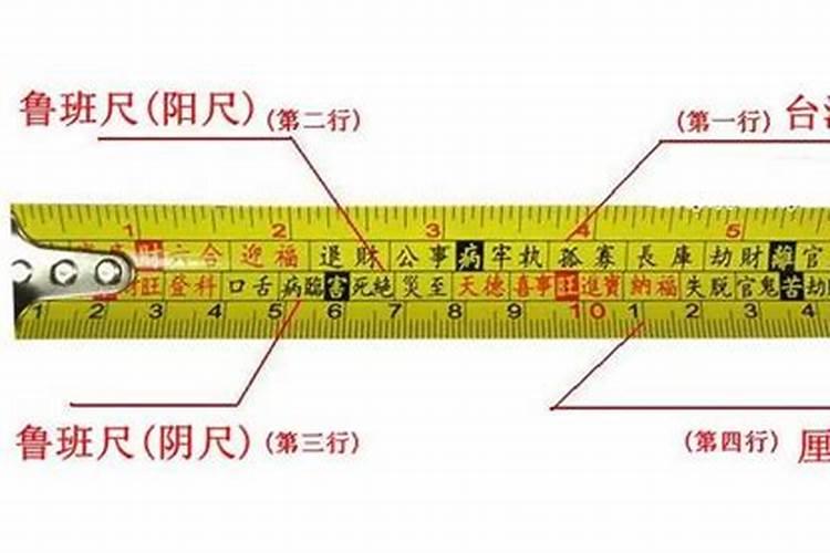 鲁班尺的用法,风水和普通尺子的结合