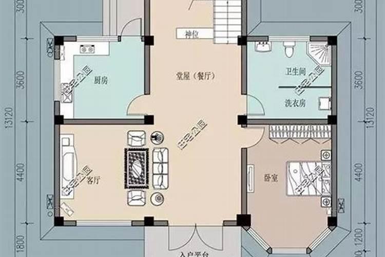 这三个布局哪个更好!自建二层小楼,请从实用和风水上给出建议,怎么改正。？