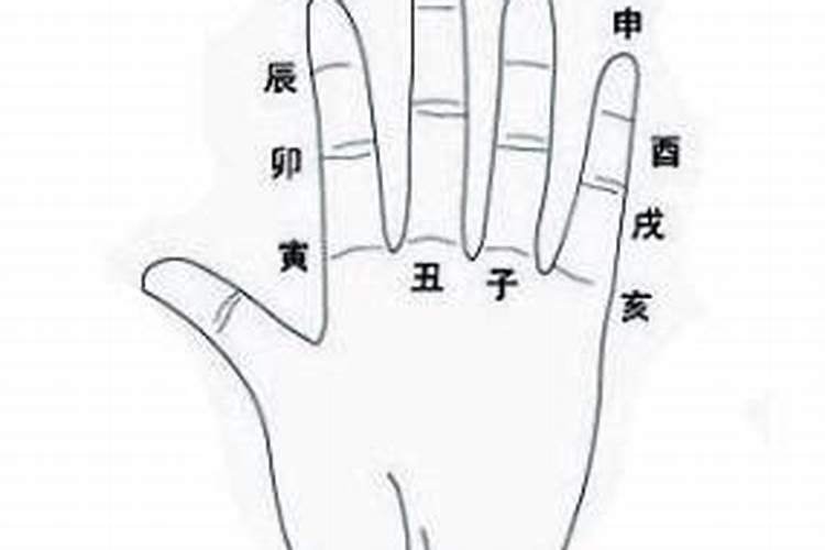 风水基本知识十二地支相刑掌诀图