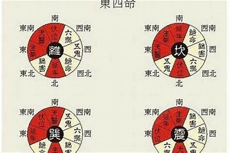 东四命与西四命计算方法？