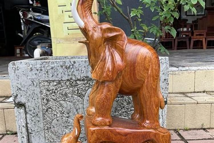 缅甸花梨大象摆在哪里？