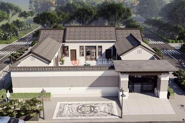 求一个农村自建坐北朝南大门朝东的设计图如图片