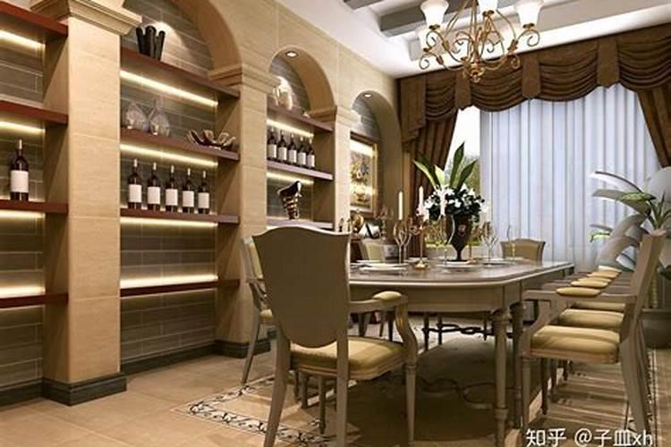 暗色酒柜摆什么好看风水？