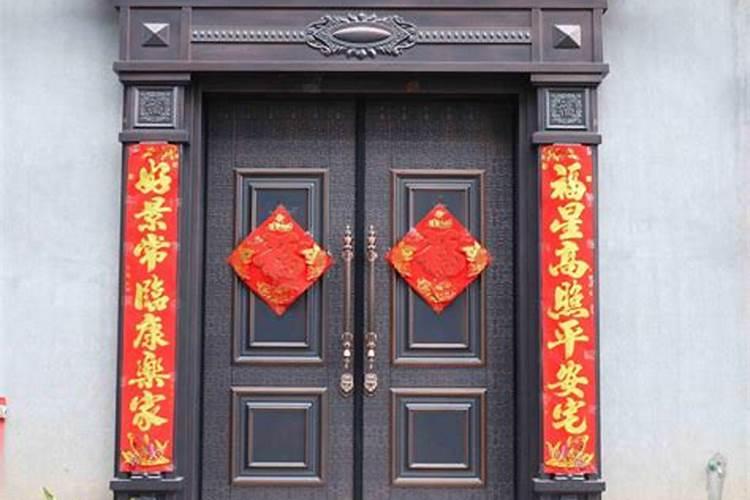 农村大门放什么吉利？